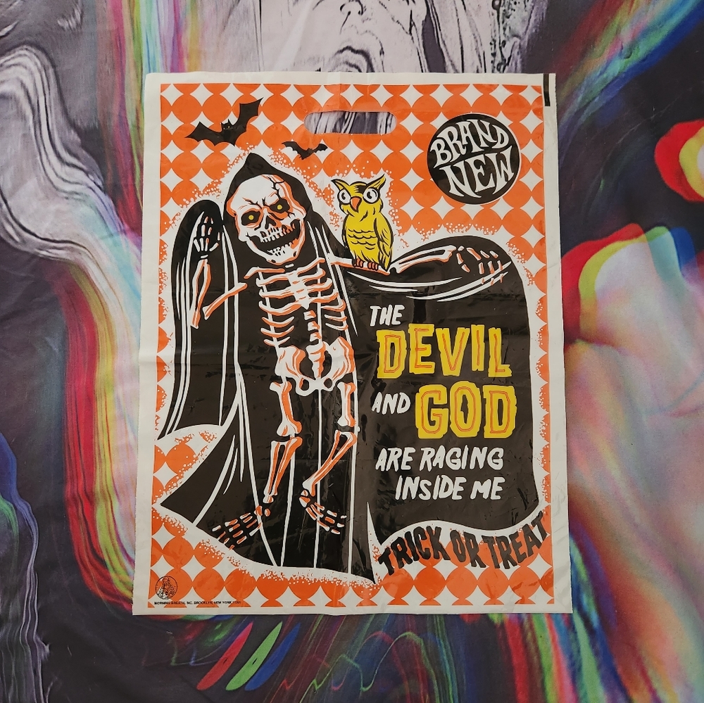 The Devil and God are Raging Inside Me Brand New trick or treat bag